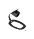 Chiusura PVC per portacanna colore nero