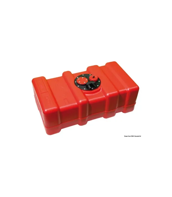 SERBATOIO CARBURANTE ELTEX 43 LT OMOLOGATO NAUTICA BARCA BENZINA GOMMO