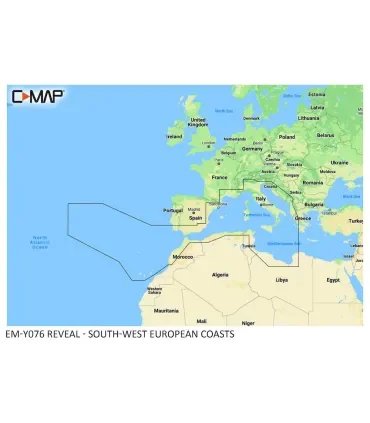 Cartografia C-Map Reveal M EM Y076 MS tutto il Mar Mediterraneo