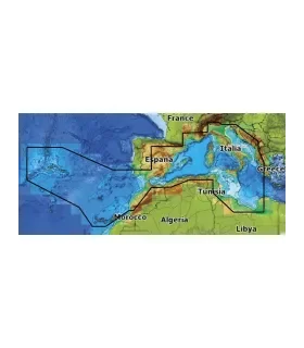 Cartografia C-Map Reveal M EM Y076 MS tutto il Mar Mediterraneo 2