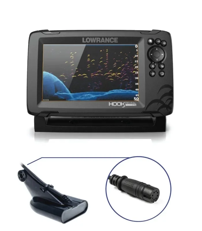 Lowrance Hook Reveal 7 con trasduttore HDI 50/200 khz