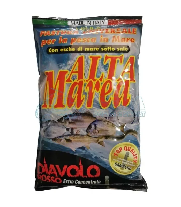 Pastura alta marea Diavolo Rosso per la pesca in mare