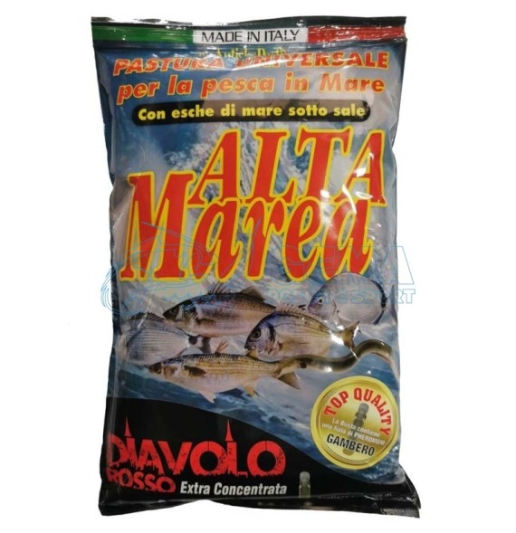 Pastura alta marea Diavolo Rosso per la pesca in mare