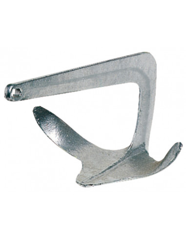 Ancora Trefoil in acciaio fuso e zincato a caldo