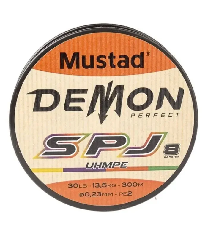 Mustad SPJ Demon Braid 300m 8 Fili Multicolor PE