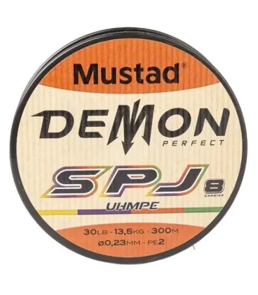 Mustad SPJ Demon Braid 300m 8 Fili Multicolor PE