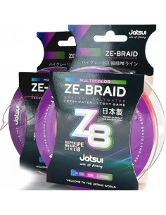 Jatsui ZE-Braid Z8 Multicolor 300m – Treccia 8 Capi PE