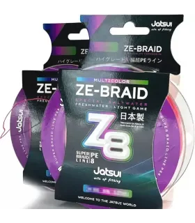 Jatsui ZE-Braid Z8 Multicolor 300m – Treccia 8 Capi PE