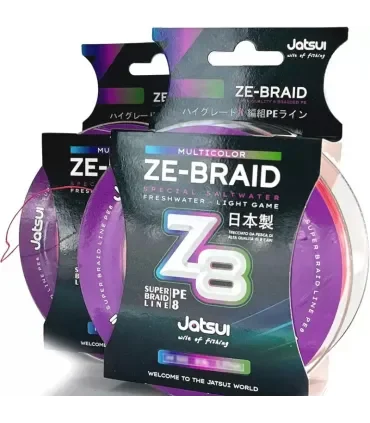 Jatsui ZE-Braid Z8 Multicolor 300m – Treccia 8 Capi PE