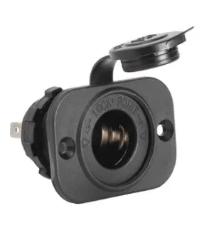 Presa accendisigari più pannello esterno 12-24 volt