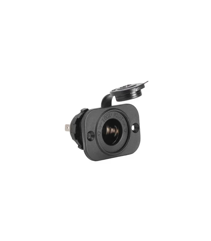 Presa accendisigari più pannello esterno 12-24 volt