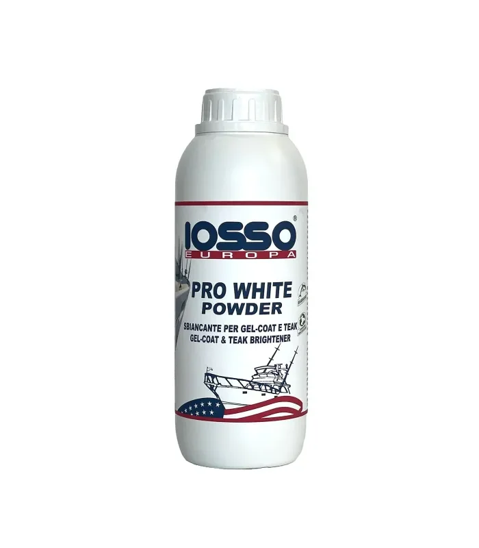 Iosso Pro White Powder – Detergente Sbiancante Professionale per Barca e Gommone