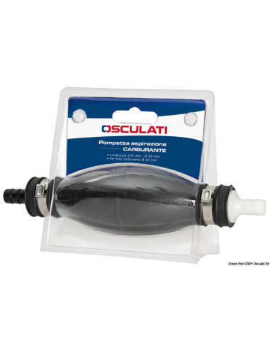 Pompetta Benzina Alta Capacità – Pompa Manuale per Travasi Carburante Barca e Gommone