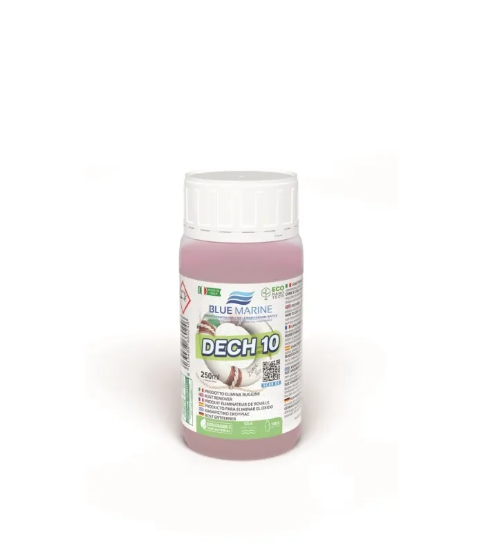 Blue Marine DECH 10 250 ml – Prodotto Elimina Ruggine per Uso Nautico e Industriale