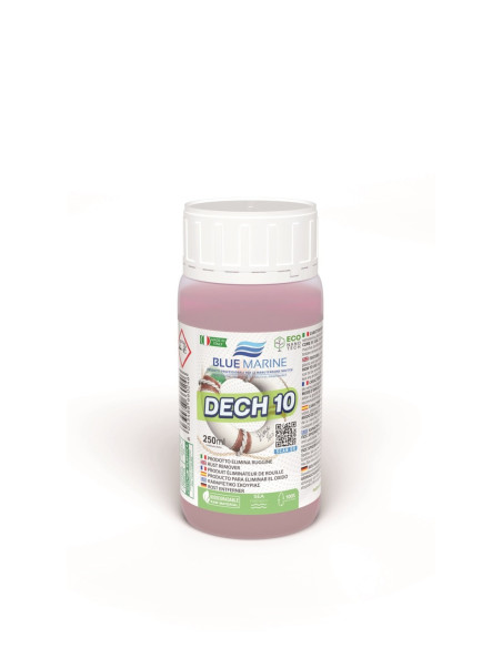 Blue Marine DECH 10 250 ml – Prodotto Elimina Ruggine per Uso Nautico e Industriale