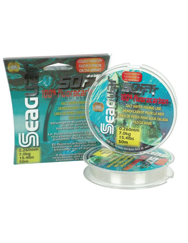 Seaguar Soft Fluorocarbon 100% 50 Metri – Alta Tenuta e Massima Invisibilità