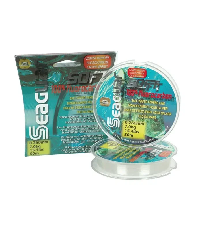 Seaguar Soft Fluorocarbon 100% 50 Metri – Alta Tenuta e Massima Invisibilità