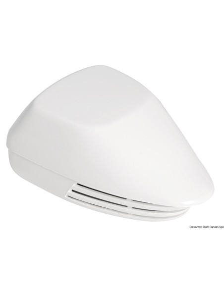 Tromba in ABS bianco 12 V 114 db
