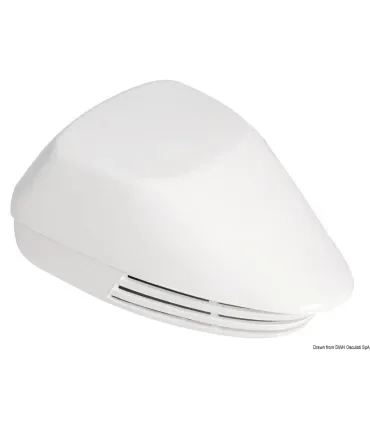 Tromba in ABS bianco 12 V 114 db