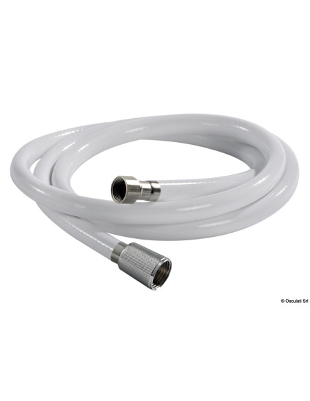 Tubo doccia in PVC bianco retinato 4 mt