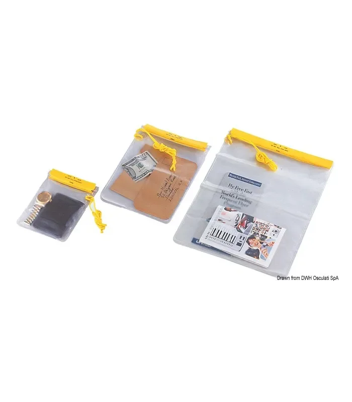 Busta portadocumenti trasparente in pvc stagna