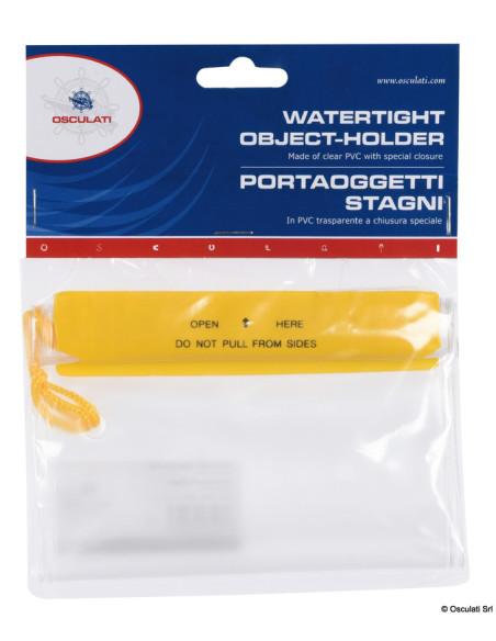 Busta portadocumenti trasparente in pvc stagna