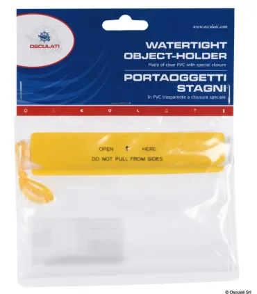 Busta portadocumenti trasparente in pvc stagna