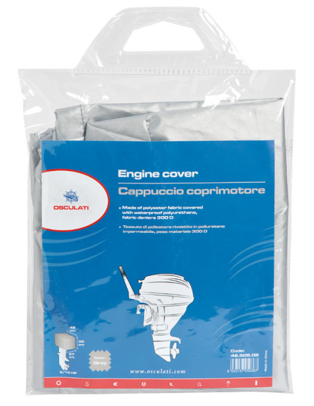 Coprimotore in tessuto grigio 300 D