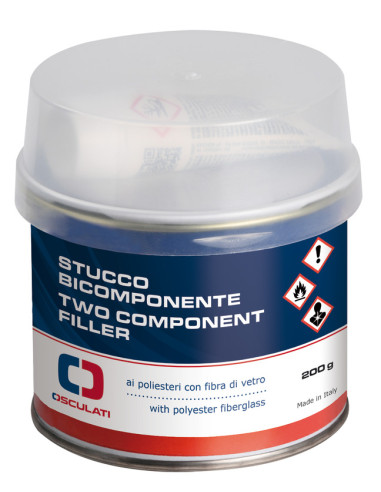 Stucco ai poliesteri bicomponente bianco