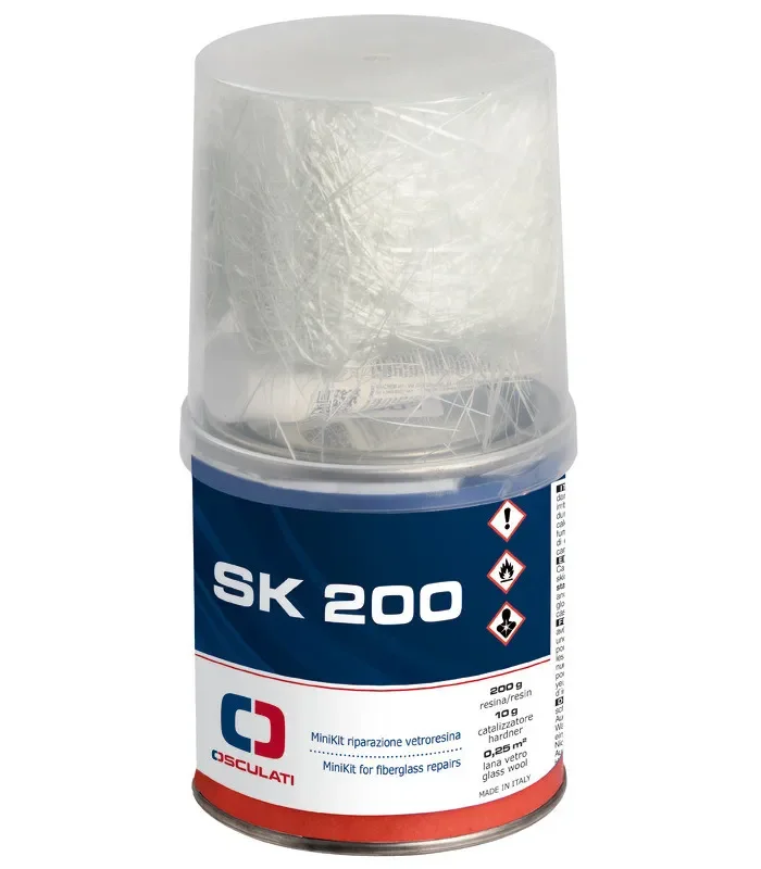 Minikit riparazione vetroresina da 200 gr