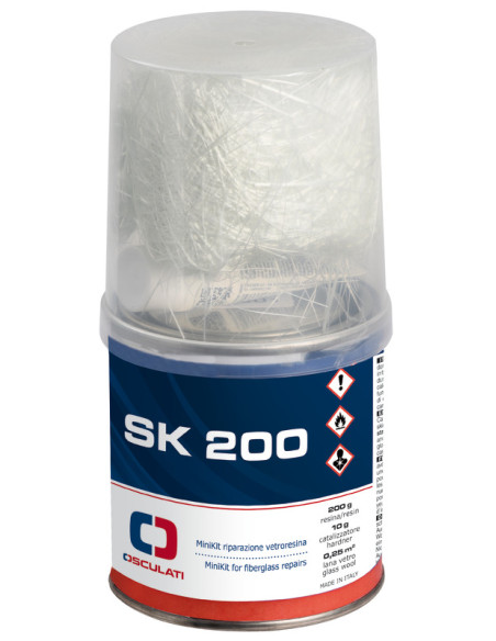 Minikit riparazione vetroresina da 200 gr