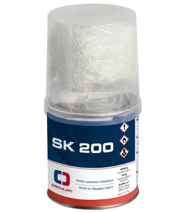 Minikit riparazione vetroresina da 200 gr
