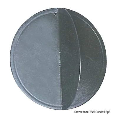 Pallone nero con Ø di mm 300 per imbarcazioni superiori i 7 metri