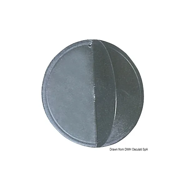 Pallone nero con Ø di mm 300 per imbarcazioni superiori i 7 metri