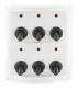 Pannello elettrico nautico 6 interruttori Quadro elettrico barca 12V