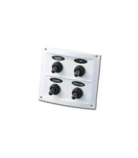 Pannello elettrico nautico 4 interruttori Quadro elettrico barca 12V