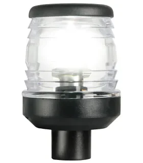 Fanale 360° LED nero con modulo Luce di fonda nautica per barca