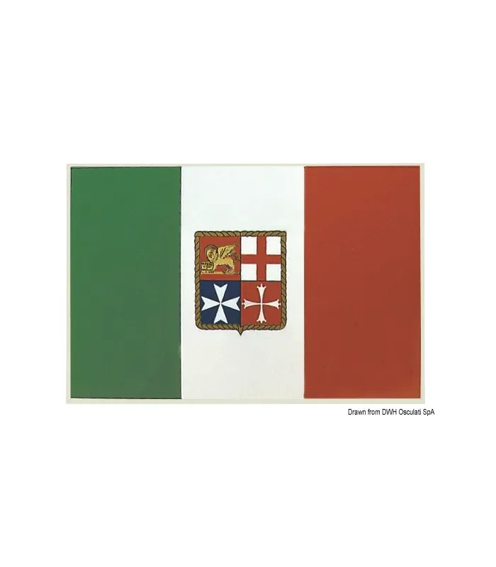 Bandiera adesiva Italia 20×30 cm PVC Adesivo bandiera italiana barca