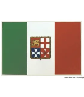Bandiera adesiva Italia 11×16 cm PVC Adesivo bandiera italiana barca