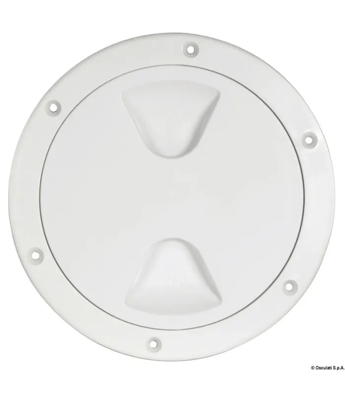 Tappo ispezione a vite bianco 152 mm Tappo ispezione nautico barca