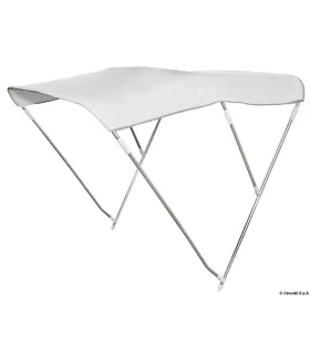 Tendalino barca 3 archi Ø 22 mm larghezza 210/220 cm bianco