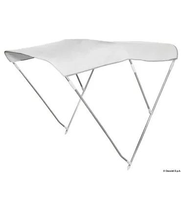 Tendalino barca 3 archi Ø 22 mm larghezza 210/220 cm bianco