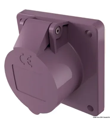 Presa/Spina 12/24 V con morsetti a vite Presa elettrica nautica barca