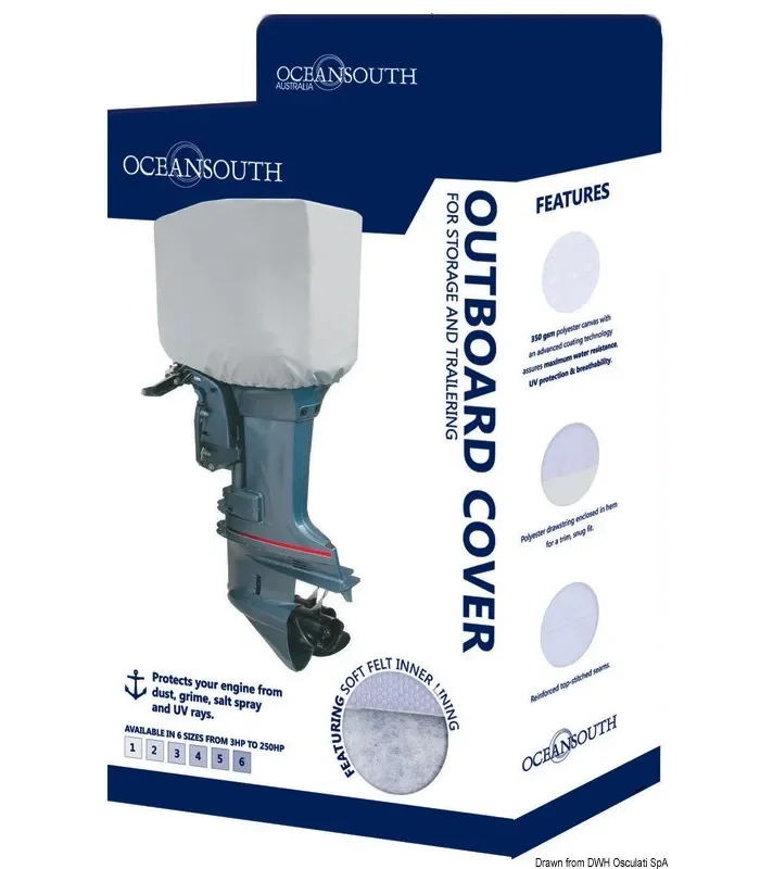 Coprimotore fuoribordo OCEANSOUTH Top Quality Copertura motore barca