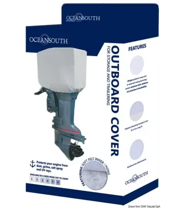 Coprimotore fuoribordo OCEANSOUTH Top Quality Copertura motore barca