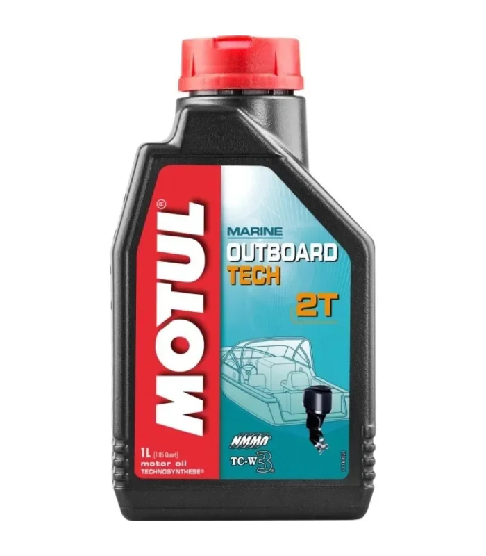 Olio Motul Outboard Tech 2T TC-W3 1 Litro per Motori Fuoribordo