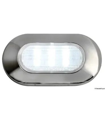 Osculati Luce di Cortesia LED IP67 Flush Mount Senza Incasso Frontale per Barca e Gommone