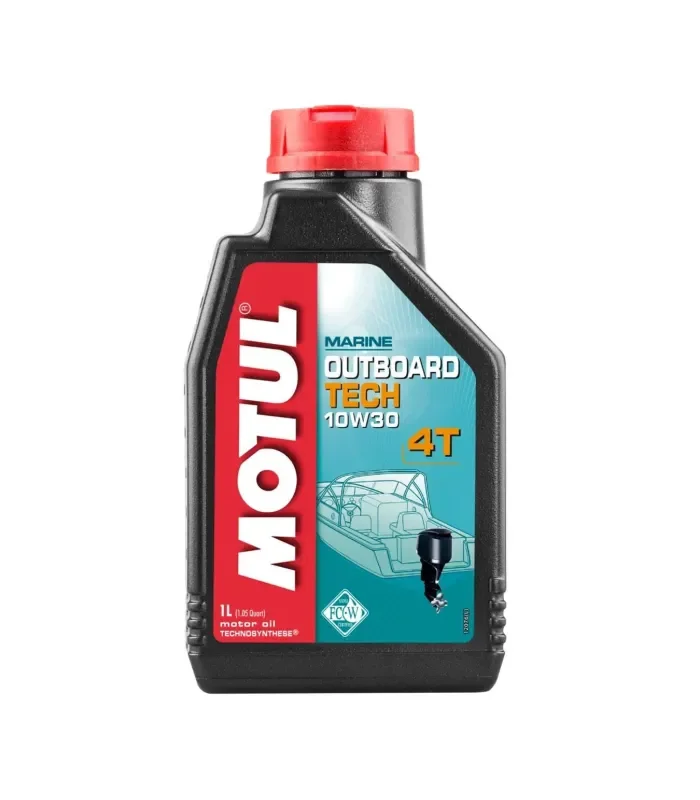 Motul Outboard Tech 4T 10W30 1L Olio Motore Fuoribordo NMMA FC-W