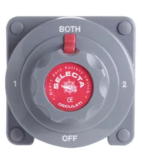 Interruttore / Deviatore Batterie Selecta Nautico – Selettore 1-2-Both-Off Alta Sicurezza