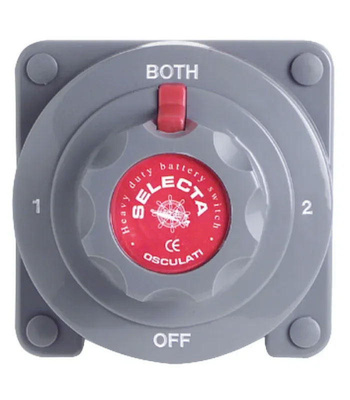 Deviatore Staccabatterie 2 Batterie 12V 24V per Barca, Camper e Auto